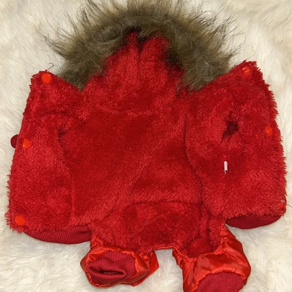 Cozy dog winter jacket